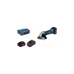 Bosch GWS18-125V-LI Angle Grinder + 2x5Ah Batteries