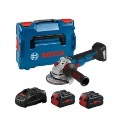 Bosch GWS 18V-10 SC A/Grinder With 2x 8Ah Batt. Charger,Case