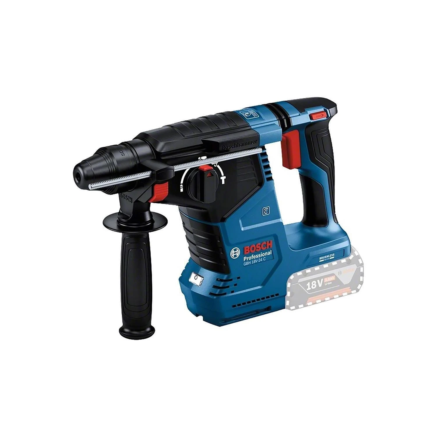 Bosch GBH18V-24C 18V SDS Plus Rotary Hammer Drill Bare Unit 1 Bosch GBH18V-24C 18V SDS Plus Rotary Hammer Drill Bare Unit