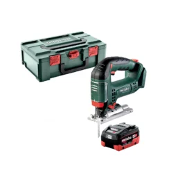 Metabo STAB 18 LTX 100 18V Cordless Bow Handle Jigsaw With 1 X 5.5Ah Battery & MetaBOX