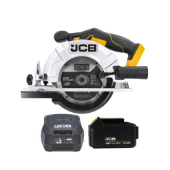 JCB 21-18CS-B 18V Cordless 165mm Circular Saw With 1 X 5.0Ah Battery & Charger