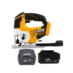 JCB 21-18JS-B 18V Li-ion Cordless Top Handle Jigsaw With 1 X 4.0Ah Battery & Charger