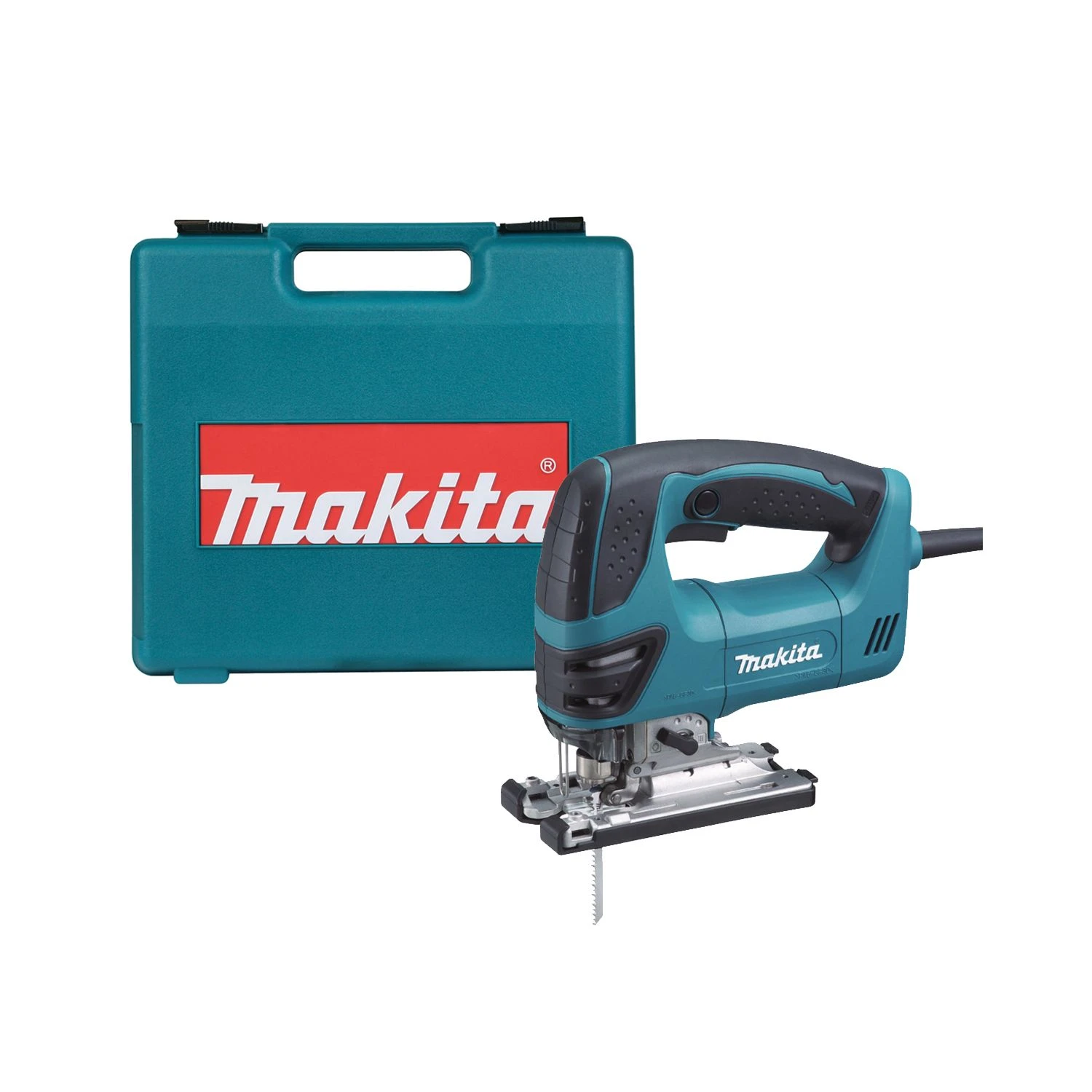 Makita 4350CT 720W Orbital Action Jigsaw With Case 240V 1 Makita 4350CT 720W Orbital Action Jigsaw With Case 240V