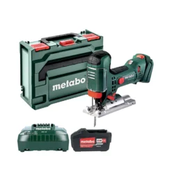 Metabo STA 18 LTX 100 18V Body Grip Cordless Jigsaw With 1 X 4.0Ah Battery, Charger & MetaBOX