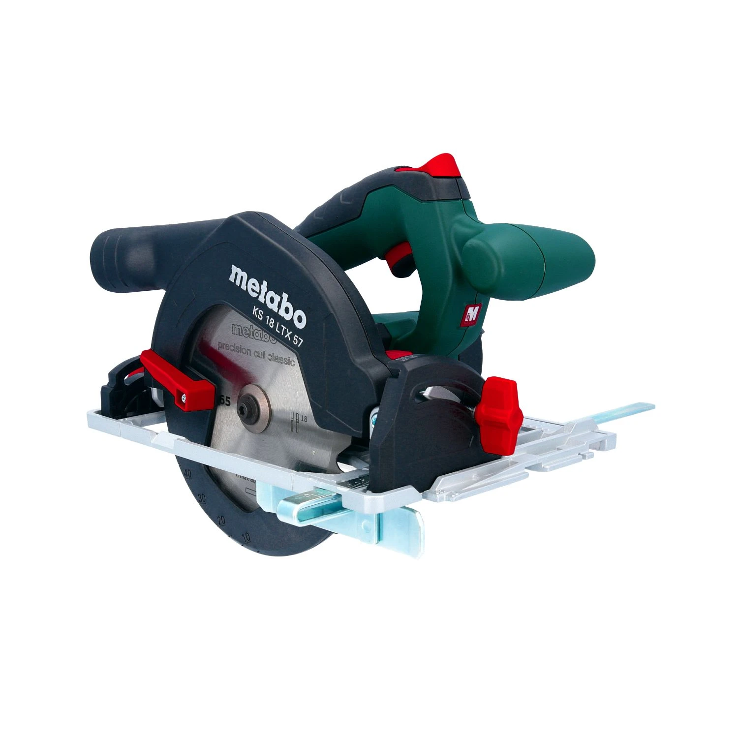Metabo KS 18 LTX57 18V Cordless 165mm Circular Saw With 2 X 4.0Ah Batteries, Charger & Meta Box 2 Metabo KS 18 LTX57 18V Cordless 165mm Circular Saw With 2 X 4.0Ah Batteries, Charger & Meta Box - Image 2