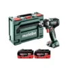 Metabo SSW 18 LT 300 BL 18V Cordless Brushless 1/2" Impact Wrench With 2 X 5.5Ah Batteries & MetaBox