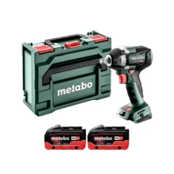 Metabo SSW 18 LT 300 BL 18V Cordless Brushless 1/2" Impact Wrench With 2 X 5.5Ah Batteries & MetaBox