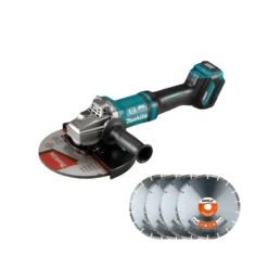 Makita GA038G 40V Max XGT Brushless 230mm Angle Grinder With 4 X Dimaond Blades -Home Tools 69d37a437c439f570b6640f86acfbece