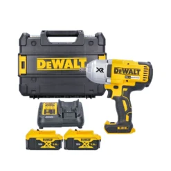 DeWalt DCF899P2 18V XR Cordless Brushless 1/2" High Torque Impact Wrench With 2 X 5.0Ah Batteries, Charger & Case