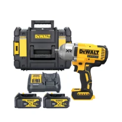 DeWalt DCF900 18V XR Cordless Brushless 1/2" High Torque Impact Wrench With 2 X 4.0Ah Batteries, Charger & TSTAK II Case