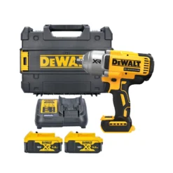 Dewalt DCF900P2T 18V XR Brushless 1/2" High Torque Impact Wrench With 2 X 5.0Ah Batteries, Charger & TSTAK Carry Case