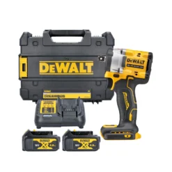 DeWalt DCF921 18V XR Cordless Brushless 1/2" Hog Ring Impact Wrench With 2 X 4.0Ah Batteries, Charger & Case