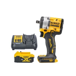 DeWalt DCF921 18V XR Cordless Brushless 1/2" Hog Ring Impact Wrench With 1 X 5.0Ah Battery & Charger