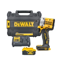 DeWalt DCF921 18V XR Cordless Brushless 1/2" Hog Ring Impact Wrench With 1 X 5.0Ah Battery, Charger & Case