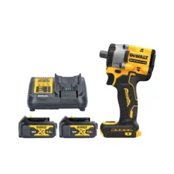 DeWalt DCF922 18V XR Cordless Brushless 1/2" Detent Pin Impact Wrench With 2 X 4.0Ah Batteries & Charger