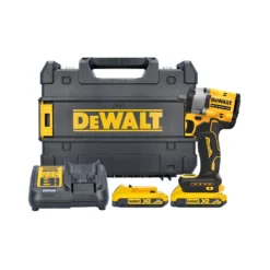 DeWalt DCF922D2T 18V XR Cordless Brushless 1/2" Compact Impact Wrench With 2 X 2.0Ah Batteries, Charger & Carry Case