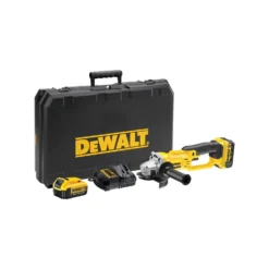 DeWalt DCG412M2 18V XR Cordless Angle Grinder With 2 X 4.0Ah Batteries, Charger & Carry Case