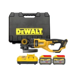 Dewalt DCG460X2 54V XR Flexvolt Cordless Brushless 230mm Angle Grinder With 2 X 9.0Ah Batteries, Charger & Case