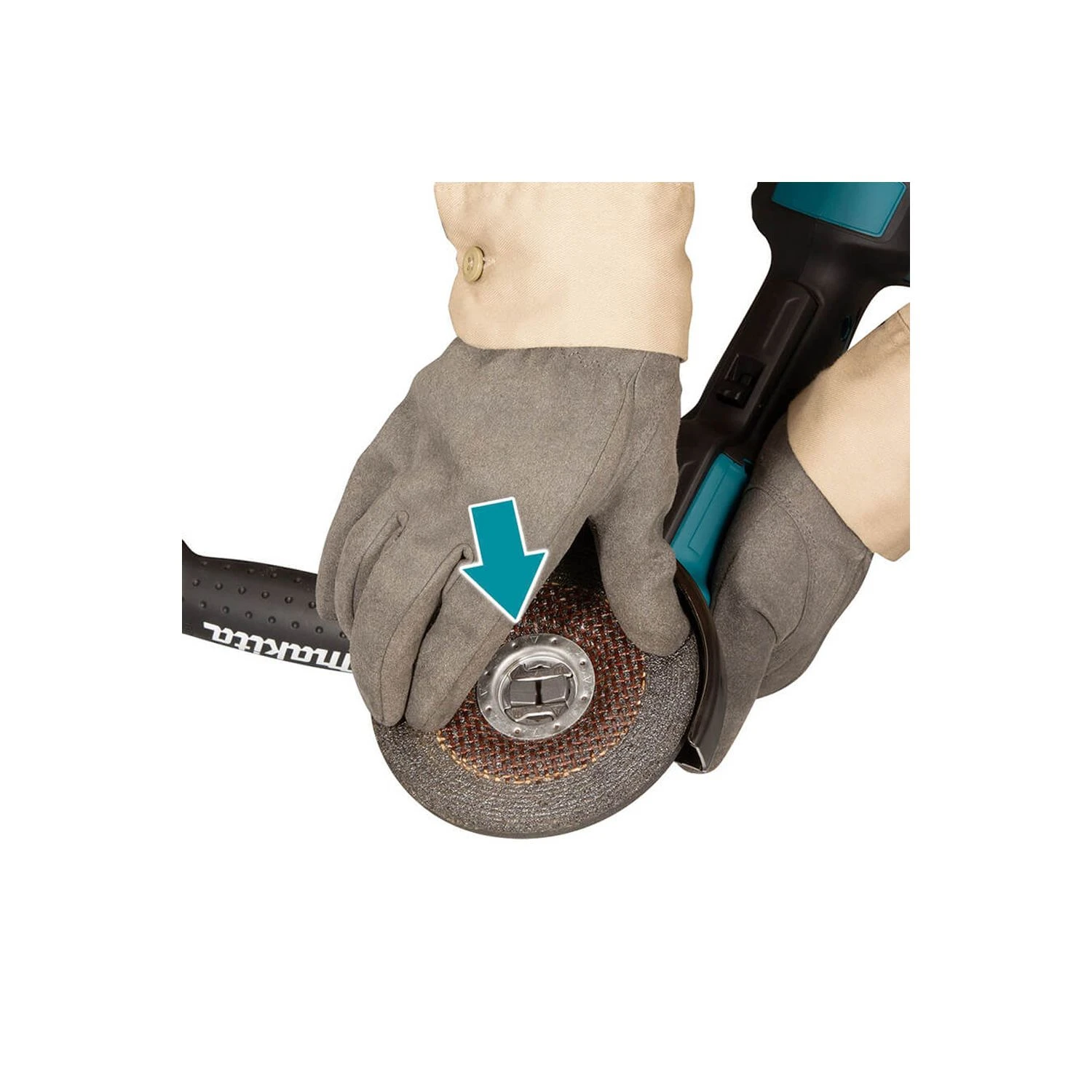 Makita DGA519 18V LXT Cordless Brushless X-Lock 125mm Angle Grinder With 1 X 6.0Ah Battery, Charger & Case 4 Makita DGA519 18V LXT Cordless Brushless X-Lock 125mm Angle Grinder With 1 X 6.0Ah Battery, Charger & Case - Image 4