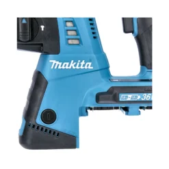 Makita DHR264 18V / 36V Cordless SDS Plus Hammer Drill With 4 Piece SDS Chisel Set & Makpac Type 4 Case -Home Tools dhr264z 07 1 4
