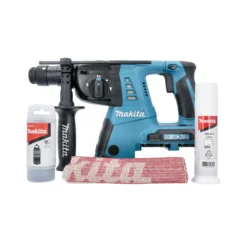 Makita DHR264 18V / 36V Cordless SDS Plus Hammer Drill With 17 Piece SDS Bit Set & Makpac Type 4 Connector Case 17 Makita DHR264 18V / 36V Cordless SDS Plus Hammer Drill With 17 Piece SDS Bit Set & Makpac Type 4 Connector Case -Home Tools dhr264z 08 1 2