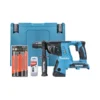 Makita DHR264 18V / 36V Cordless SDS Plus Hammer Drill With 4 Piece SDS Chisel Set & Makpac Type 4 Case