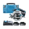 Makita DHS680 18V LXT Li-Ion 165mm Brushless Circular Saw With 2 X 5.0Ah Batteries, Charger, Case & Inlay