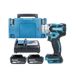 Makita DTW285 18V Brushles Impact Wrench With 2 X 6.0Ah Batteries, Charger & Case