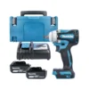 Makita DTW300 18V LXT 1/2" Brushless Impact Wrench With 2 X 6.0Ah Batteries, Charger & Case