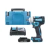 Makita DTW300 18V LXT Cordless 1/2" Brushless Impact Wrench With 1 X 2.0Ah Battery, Charger & Case