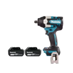 Makita DTW700 18V LXT Cordless Brushless 1/2" Impact Wrench With 2 X 5.0Ah Batteries