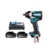 Makita DTW700 18V LXT Cordless Brushless 1/2" Impact Wrench With 2 X 5.0Ah Batteries & Charger