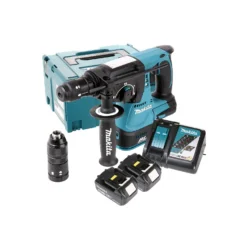 Makita DHR243Z Hammer Drill 2 X BL1850, DC18RC & Case -Home Tools f87f69bf181093d634b2114c87b13df4