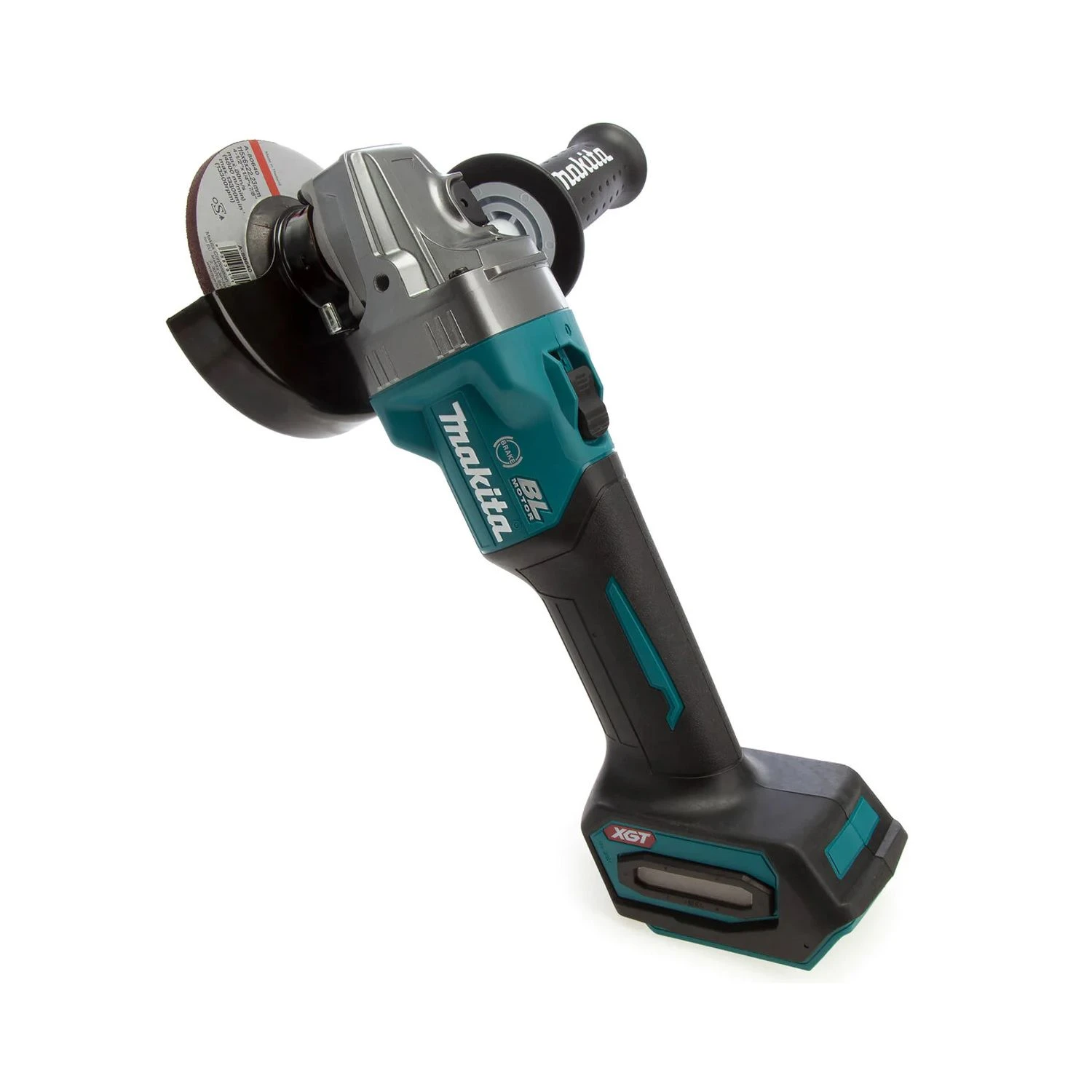 Makita GA004GD201 40Vmax XGT Cordless Brushless 115mm Angle Grinder With 2 X 2.5Ah Batteries, Charger & Case 4 Makita GA004GD201 40Vmax XGT Cordless Brushless 115mm Angle Grinder With 2 X 2.5Ah Batteries, Charger & Case - Image 4