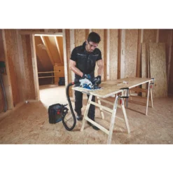 Bosch GKS 18V-68GC 18V BITURBO Cordless 190mm Circular Saw With 2 X 5.5Ah Batteries, Charger & L-Boxx - 06016B5170 -Home Tools gks 18v 68 gc 5