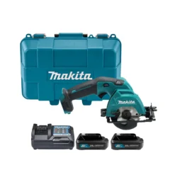 Makita HS301DWAE 12Vmax CXT Cordless 85mm Circular Saw With 2 X 2.0Ah Batteries, Charger & Carry Case