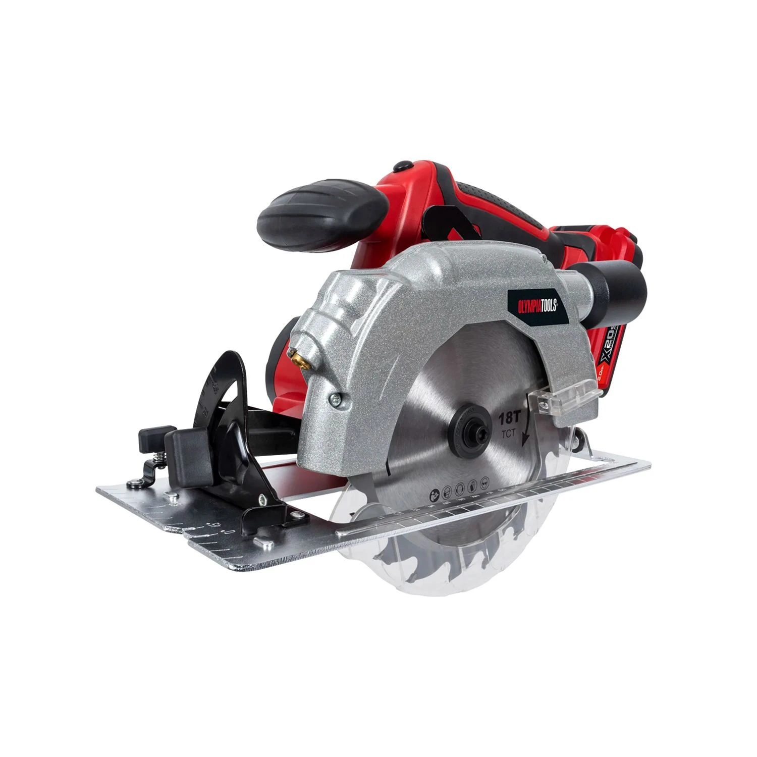 Olympia OLPX20SCS1 20V 165mm Cordless Circular Saw With 1 X 2.0Ah Battery, Charger 2 Olympia OLPX20SCS1 20V 165mm Cordless Circular Saw With 1 X 2.0Ah Battery, Charger - Image 2