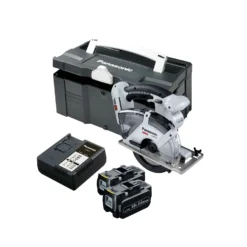 Panasonic PAN45A2LJ 18V Cordless Universal 135mm Circular Saw With 2 X 5.0Ah Batteries, Charger & Case