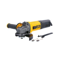 TOUGH MASTER® Corded Angle Grinder 125mm Grinding Disc 230V Handheld Electric Angle Grinder With Wrench, Auxillary Handle, Wheel Guard & 2 X Carbon Brushes - 900 Watts + 10Pc Cutting Discs -Home Tools tm ag125er 02