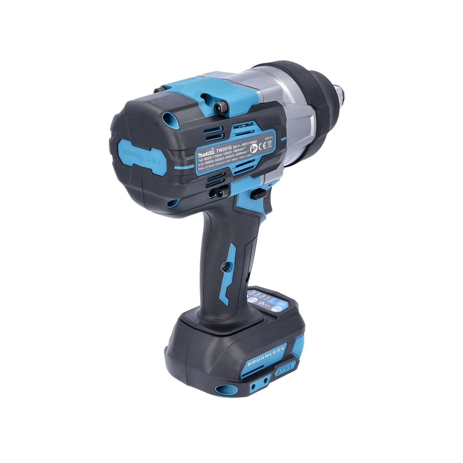 Makita TW001GD201 40Vmax XGT Cordless Brushless Impact Wrench With 2 X 2.5Ah Batteries, Charger & Case 4 Makita TW001GD201 40Vmax XGT Cordless Brushless Impact Wrench With 2 X 2.5Ah Batteries, Charger & Case - Image 4