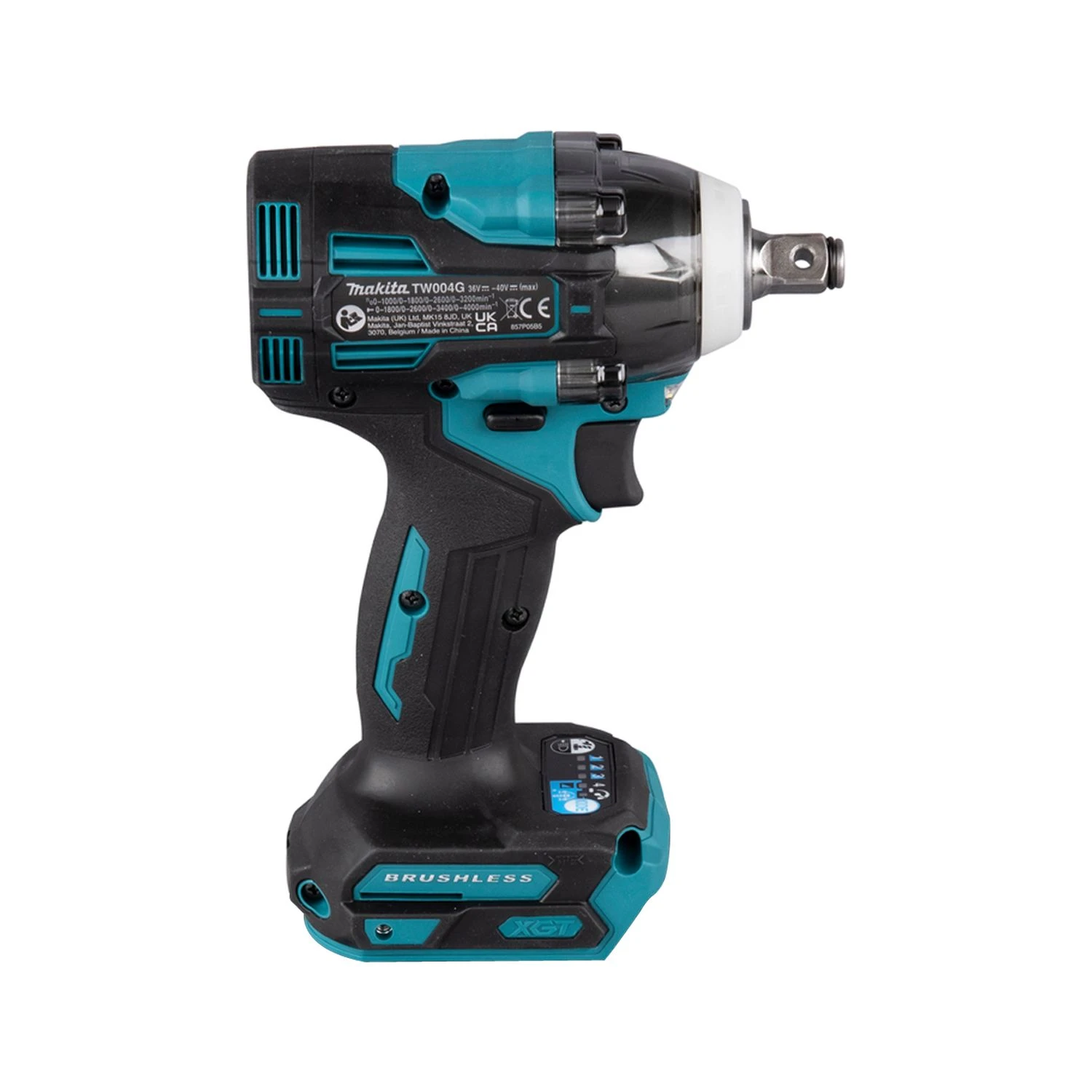 Makita TW004GD201 40V XGT Cordless 4-Speed Brushless Impact Wrench With 2 X 2.5Ah Batteries, Charger & Case 6 Makita TW004GD201 40V XGT Cordless 4-Speed Brushless Impact Wrench With 2 X 2.5Ah Batteries, Charger & Case - Image 6