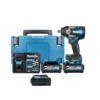 Makita TW007GD203 40Vmax XGT Cordless Brushless Impact Wrench With 2 X 2.5Ah Batteries, Charger & Case