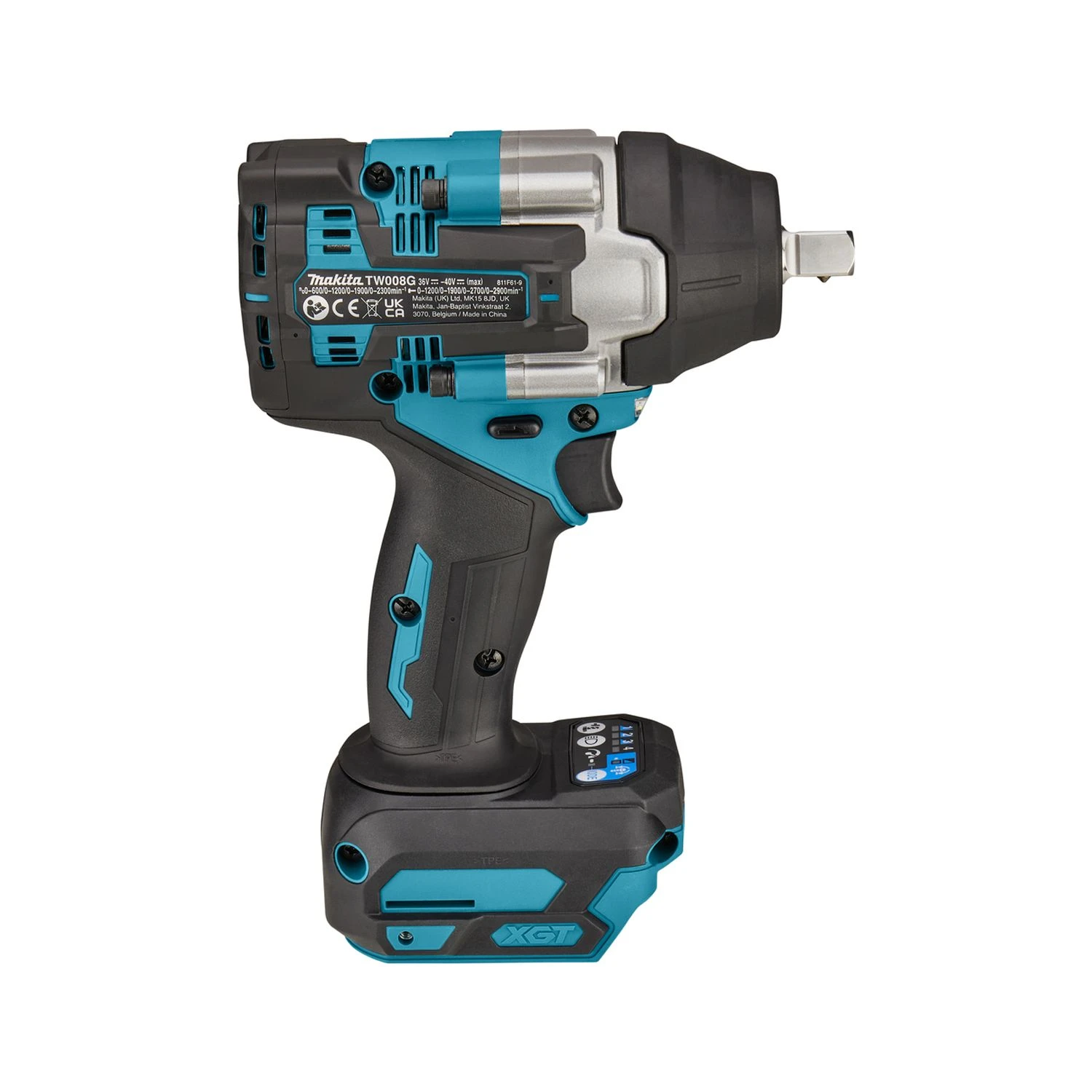 Makita TW008GZ 40Vmax XGT Cordless Brushless 1/2" Impact Wrench Bare Unit 4 Makita TW008GZ 40Vmax XGT Cordless Brushless 1/2" Impact Wrench Bare Unit - Image 4