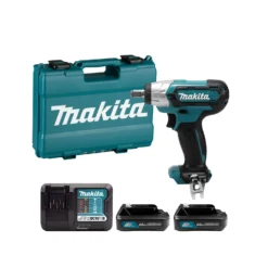 Makita TW141DWAE 12Vmax CXT Cordless Brushless 1/2" Impact Wrench 2 X 2.0Ah Batteries, Charger & Case