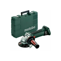 Metabo W 18 LTX125 Cordless Angle Grinder With Carry Case